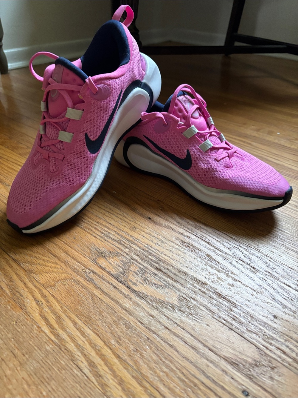Nike Pink and Navy Kids' Lightweight Training Sneakers